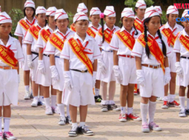 TẬP HỢP ĐỘI HÌNH HÀNG DỌC, CHỈNH ĐỐN CỰ LY, THỰC HIỆN CÁC ĐỘNG TÁC CÁ NHÂN DI ĐỘNG